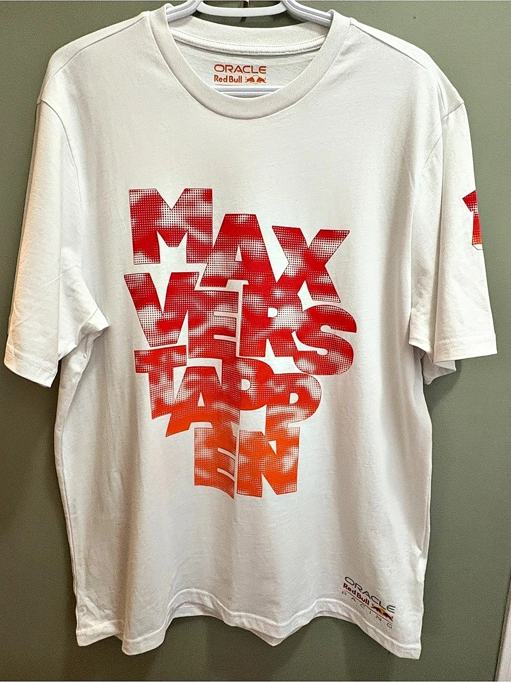 Oracle Red Bull Racing Unisex Max Expression Tee - Bright White - XL